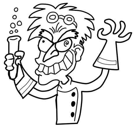 File:Mad scientist bw.svg - Wikimedia Commons