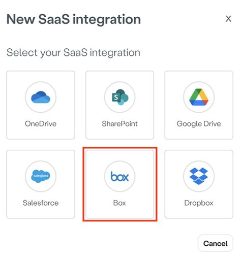 Adding Box Integration