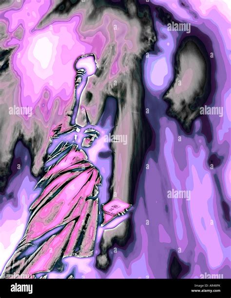 Abstraction of the Statue of Liberty, New York Stock Photo - Alamy