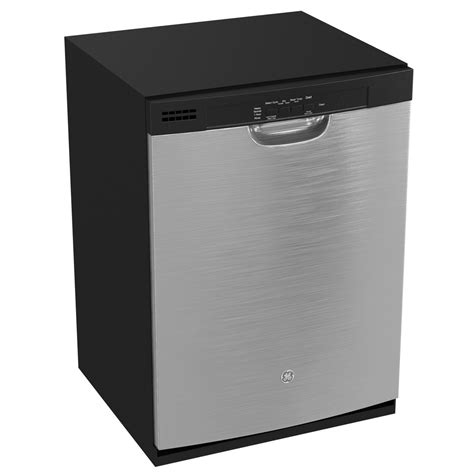 General Electric Dishwasher With Front Controls And Power Cord 3D Model ...