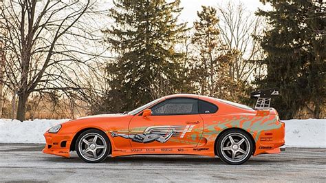 Toyota Supra Driven By Paul Walker In 2001’s ‘The Fast And The Furious’ Heads To Auction