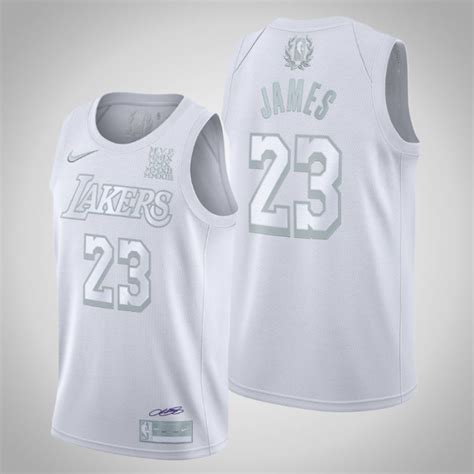 2020 Los Angeles Lakers LeBron James #23 Nike all-White MVP Jersey-Soccer Jersey Yupoo