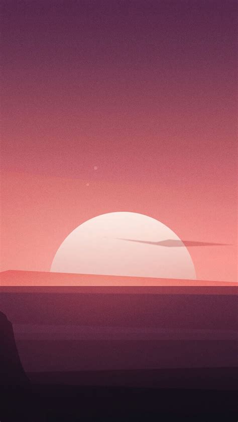 1080x1920 Dawn Pink Sky Dessert 4k Iphone 7,6s,6 Plus, Pixel xl ,One ...