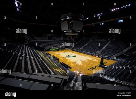 Eugene, OR - October 7, 2018: Empty Matthew Knight Arena in Eugene ...