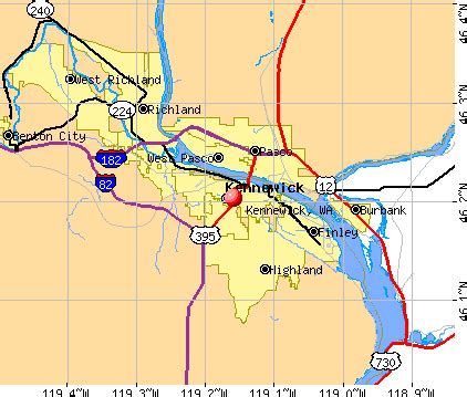 Kennewick Wa Zip Code Map | Map Of Us Western States