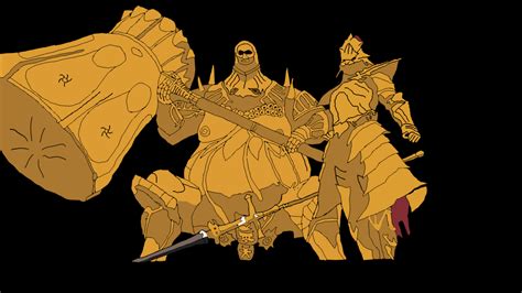 Smough and Ornstein from Dark Souls by Haymon on DeviantArt