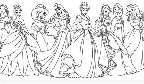 Coloring Pages Disney Princesses