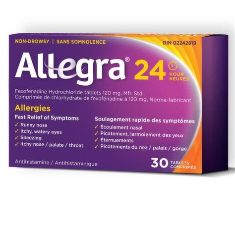 Allegra - Antihistamine - Non-Drowsy 24 Hour - Save-On-Foods