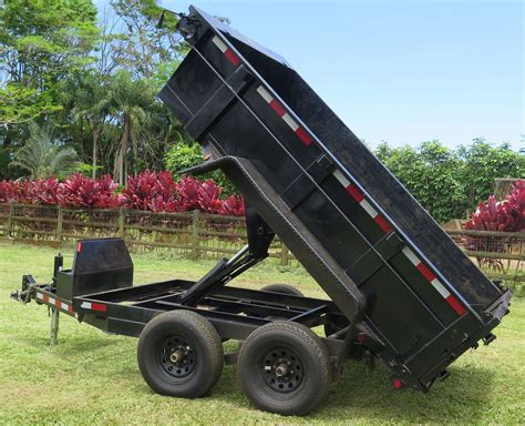 2018 Heavy Duty Dump Trailer w/ Ramps 10' L, 6' W (Works Great - See Video)