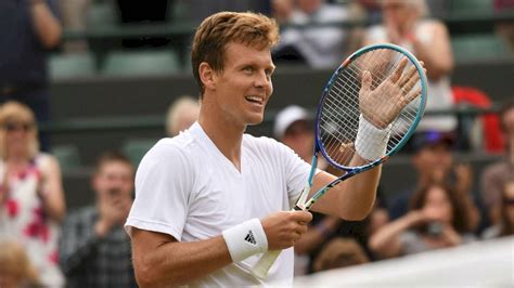 Download Tomas Berdych In White Shirt Wallpaper | Wallpapers.com