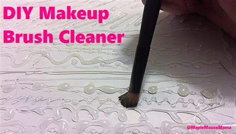 #DIY Makeup Brush Cleaner - Maple Mouse Mama