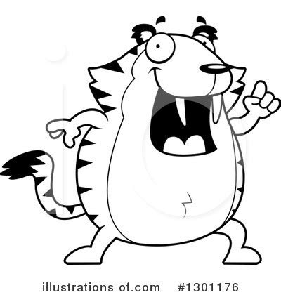 Sabertooth Tiger Clipart #432878 - Illustration by BNP Design Studio