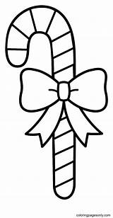 Christmas Candy Cane Printable Coloring Page  Free sketch template