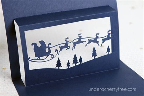 Under A Cherry Tree: FREEBIES: Envelopes for Christmas Pop-Out Cards!