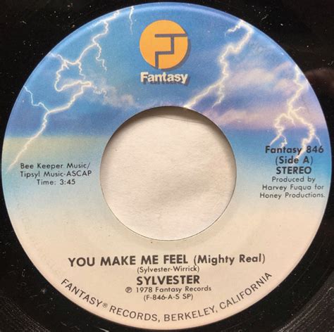 Sylvester - You Make Me Feel (Mighty Real) (1978, Vinyl) | Discogs