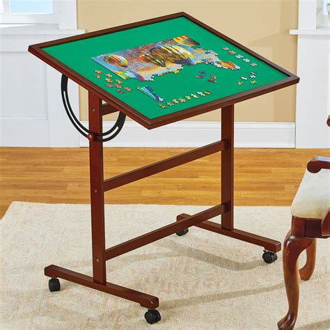 Adjustable Portable Jigsaw Puzzle Tilting Table | Collections Etc.