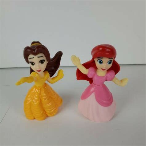 DISNEY PRINCESS MCDONALDS Lot Of 2 2021 HAPPY MEAL TOYS #5 Ariel #6 ...