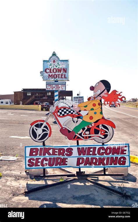 The Clown Motel in Tonopah Nevada Stock Photo - Alamy