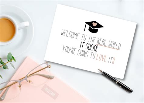 Graduation Friends Quote Printable 5x7 Card: - Etsy