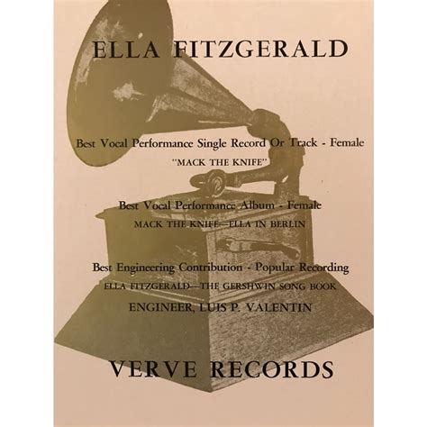 Ella Fitzgerald Original Grammy Advertisement Collage – MusicGoldmine.com