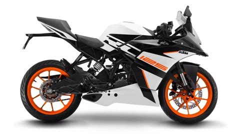 First official image of Indian-spec white KTM RC125 out