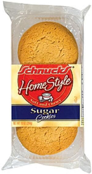 Schnucks Homestyle Soft & Chewy Sugar Cookies - 10 oz, Nutrition ...