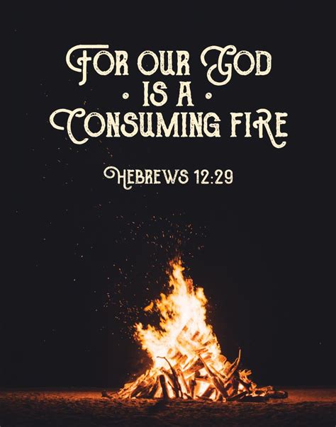 For our God is a consuming fire – Hebrews 12:29 – Seeds of Faith