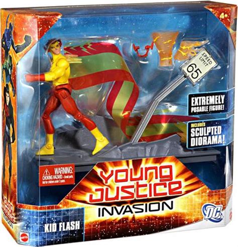 DC Young Justice Invasion Kid Flash 6 Action Figure Mattel Toys - ToyWiz