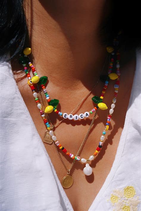 DIY Beaded Summer Necklaces - Honestly WTF