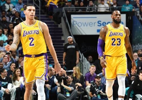 Lonzo Ball, LeBron James Become First Lakers Teammates With Triple ...