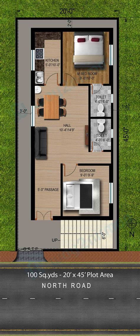 20X30 House Plans North Facing / 20x30 Duplex Gharexpert 20x30 Duplex - The possibilities of ...