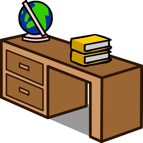 Desk Clipart Desk Drawer - Desk Cartoon Png Transparent Png - Full Size Clipart (#791101 ...