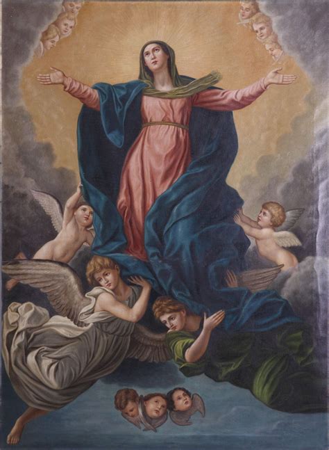 19th cent. Ptg., Ascension of Mary | Cottone Auctions