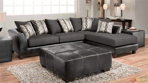 Best of Grey Microfiber Sectional Sofa - YouTube