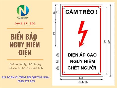 Cung cấp và thi công Biển báo nguy hiểm điện uy tín trên toàn quốc