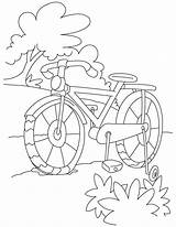 A Bicycle Coloring Page  Free Printable Pages For Kids sketch template