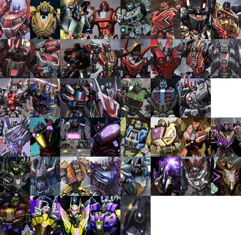 Transformers Fall Of Cybertron Characters by MnstrFrc on DeviantArt