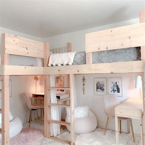 25 Loft Bed Ideas for Kids | Loft beds for small rooms, Diy loft bed ...