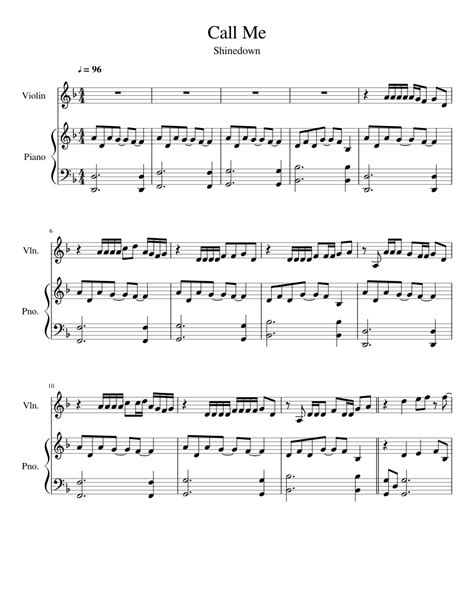 Call Me Shinedown Piano Chords | Lyric Music Piano