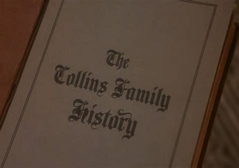 Collins Family History Book (1991) - Dark Shadows Wiki