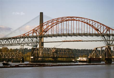 3 Bridges over Fraser River connecting New Westminster and… | Flickr