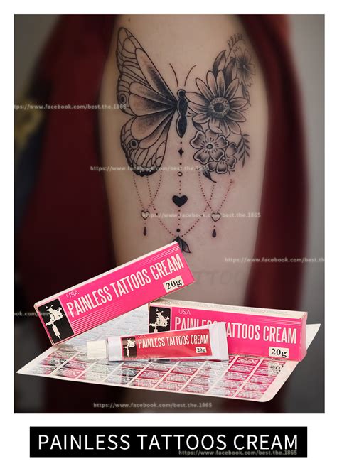 Painless Tattoo Cream Tattoo /Piercing/Waxing Makeup Cream - Guangzhou Sam Cosmetic Company ...