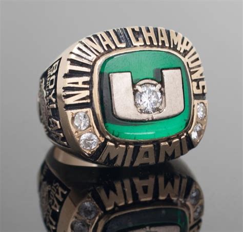 2001 NCAA Football National Championship Ring | Championship rings, Super bowl rings, Miami ...