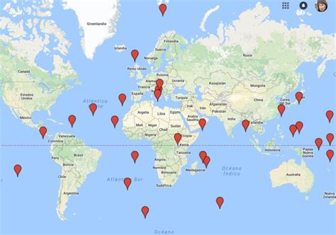 Un mapa con las islas más remotas del mundo - 101 Lugares increíbles