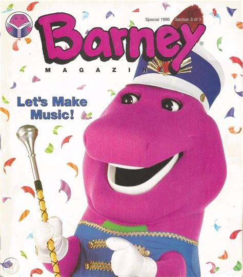 Barney Magazine Book