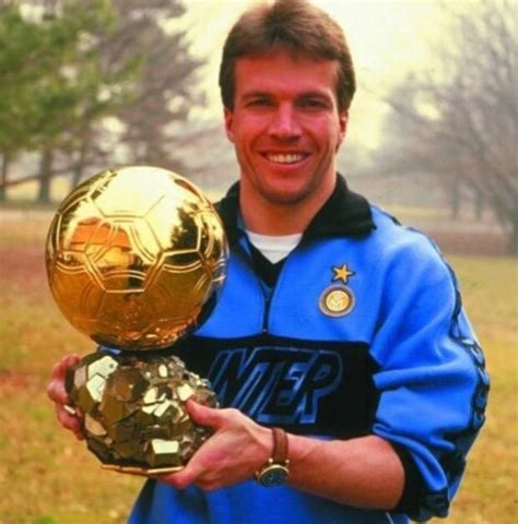 Lothar Matthäus Ballon d'or 1990 | Old football players, Ballon d'or, Football is life