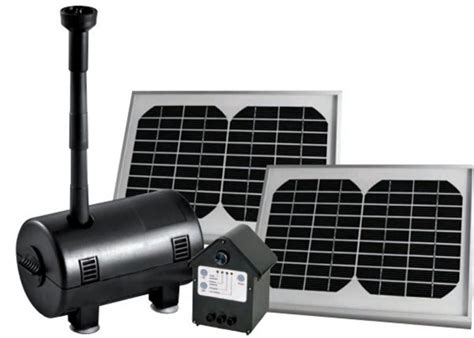 Solar Powered Pond Pump, Fountain Pump, & Waterfall Pump