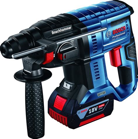 Bosch GBH 180-LI Cordless Rotary Hammer, SDS Plus, Brushless Motor, 2J, Kg, 5,100 Bpm, 1,800 Rpm ...