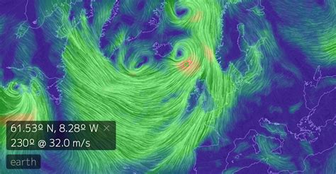 GeoGarage blog: Real-time world winds animated map