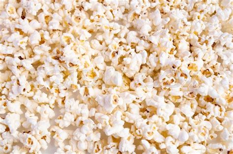 Popcorn on a white background | Stock image | Colourbox